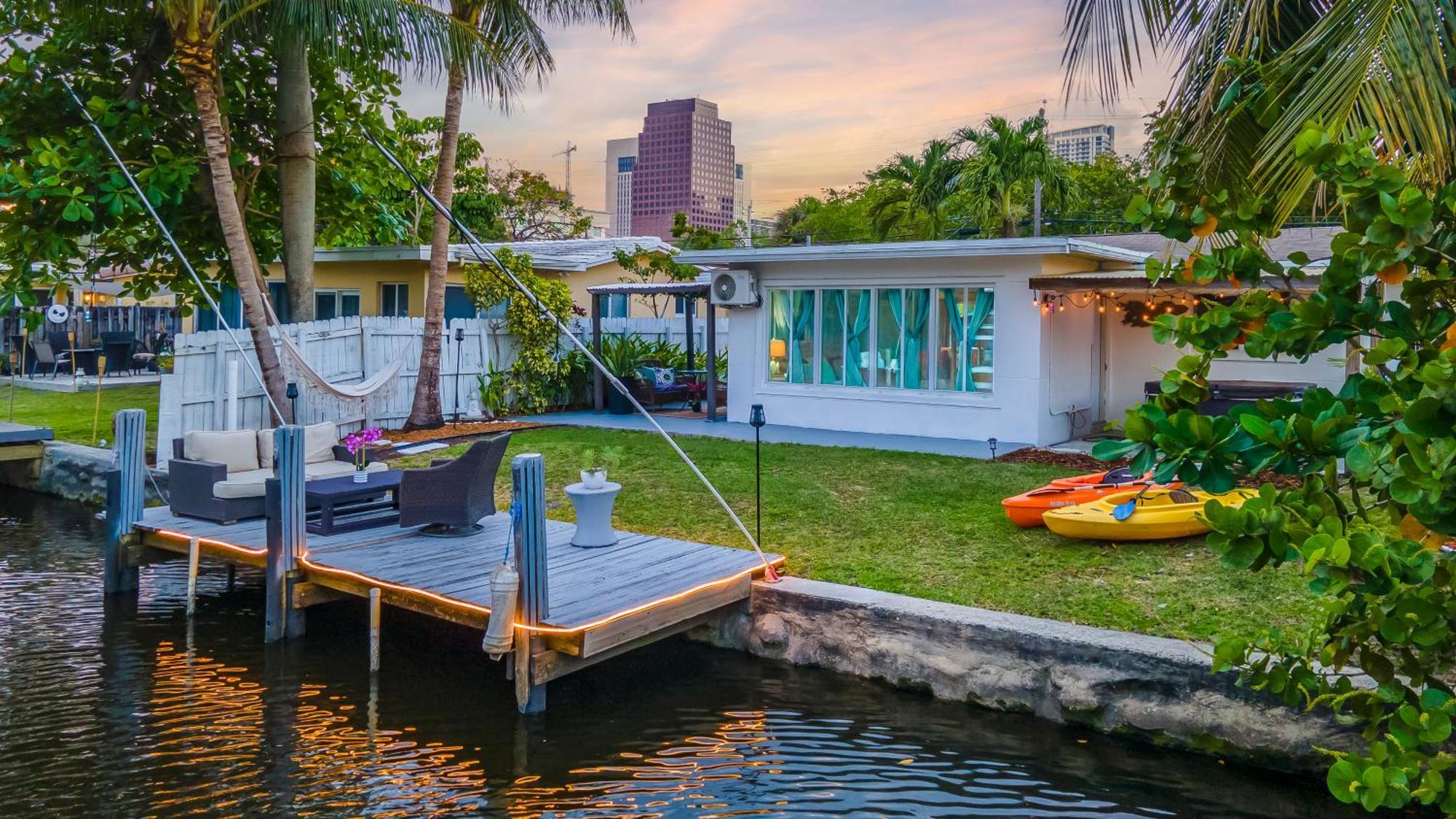 Riverwalk Villa I Private Dock & Hot Tub Fort Lauderdale Extérieur photo